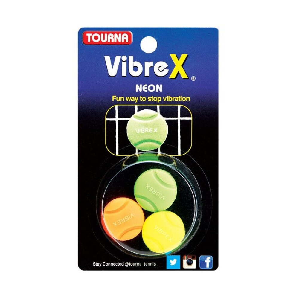 Antivibradores Tourna Vibrex Neon Tenis ANTIVIBRADORES VIBREX NEON + VIB NX