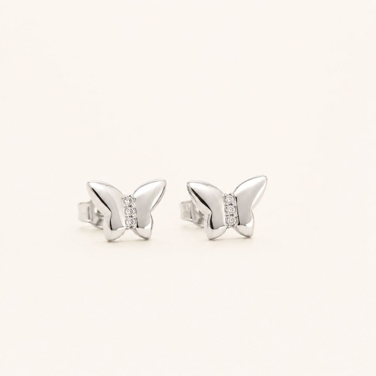 Caravanas Mariposa - Plata 925 