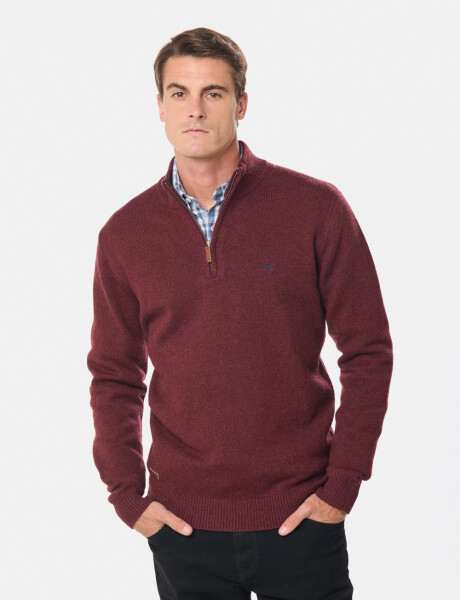 BUZO DE LANA DE ABRIGO Bordo