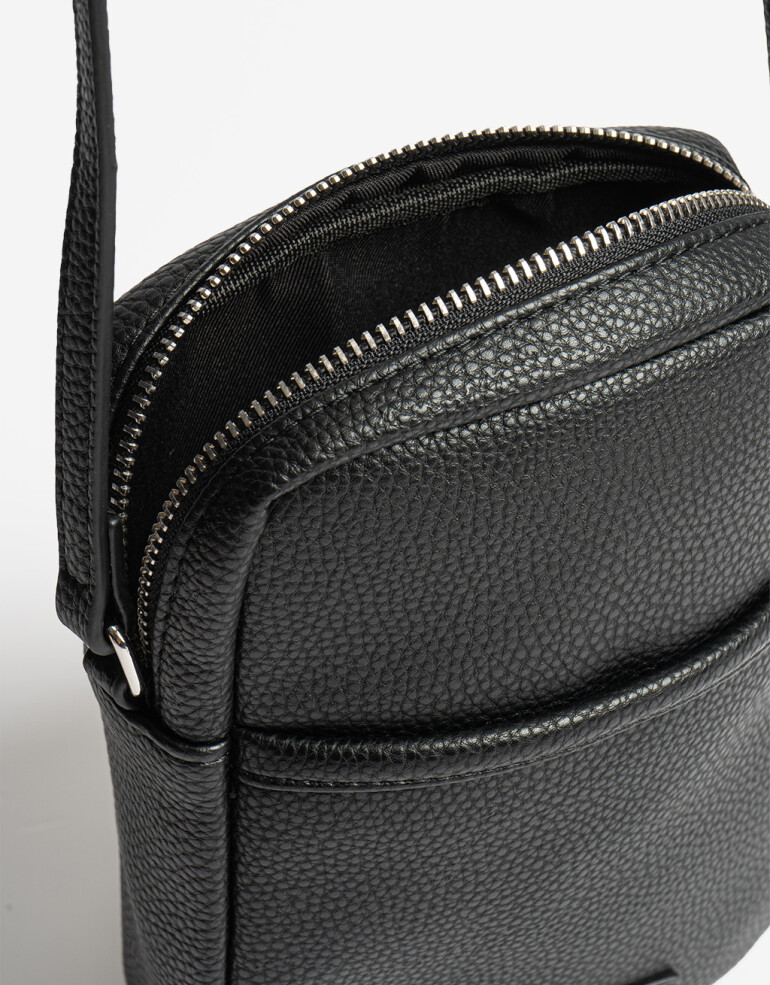 Complemento Marroquinería Basicos Pouch Con Bolsillo - Negro