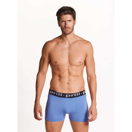 Boxer con pretina ancha Celeste