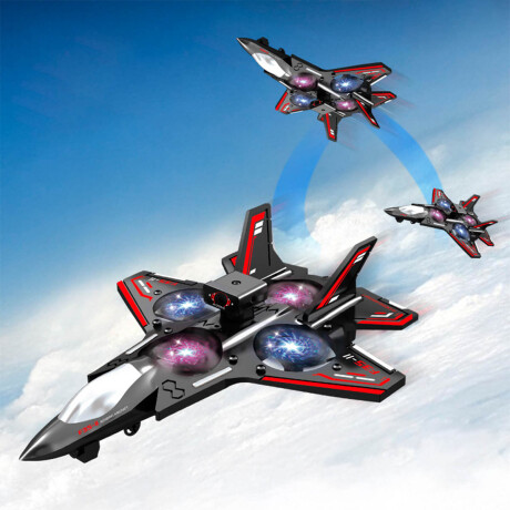 Avión Drone Jet Combate C/remoto Cámara Y 360° Luces Jug030210-m1