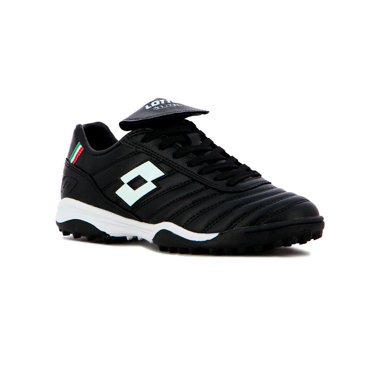 Lotto BOLOGNA Futbol sala TF Niño - Negro/Blanco - Negro-Blanco 