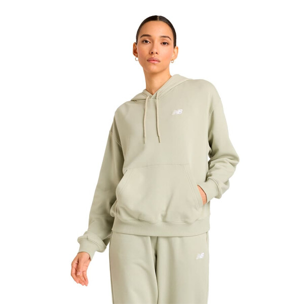 Canguro New Balance French Terry de Mujer - WT41507OVN Gris Claro