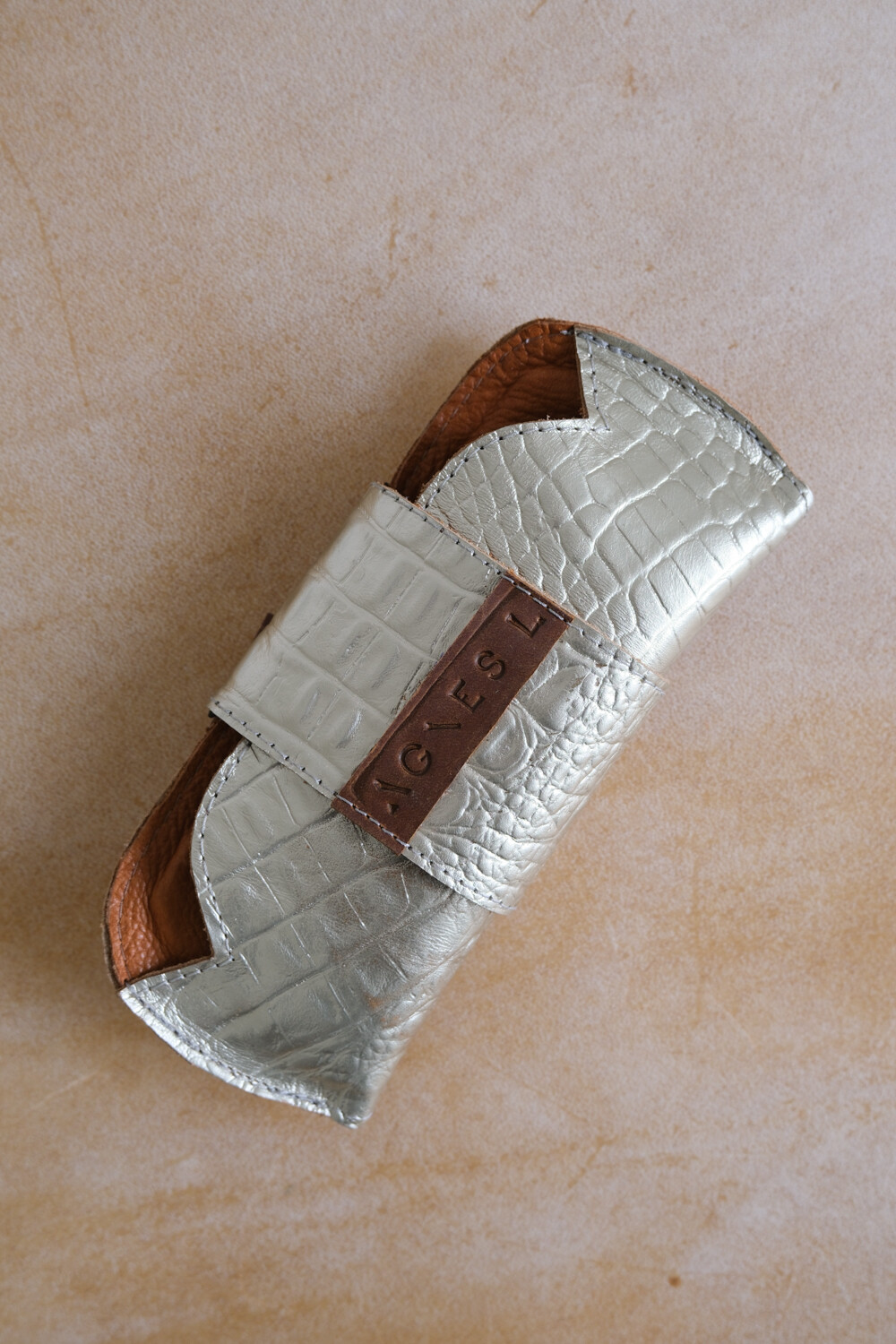 Estuche Lentes Crocco Champagne