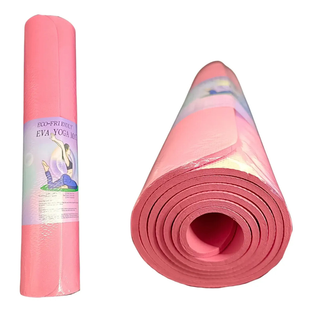 Alfombra para ejercicio, yoga, pilates. 6mm de espesor Salmon