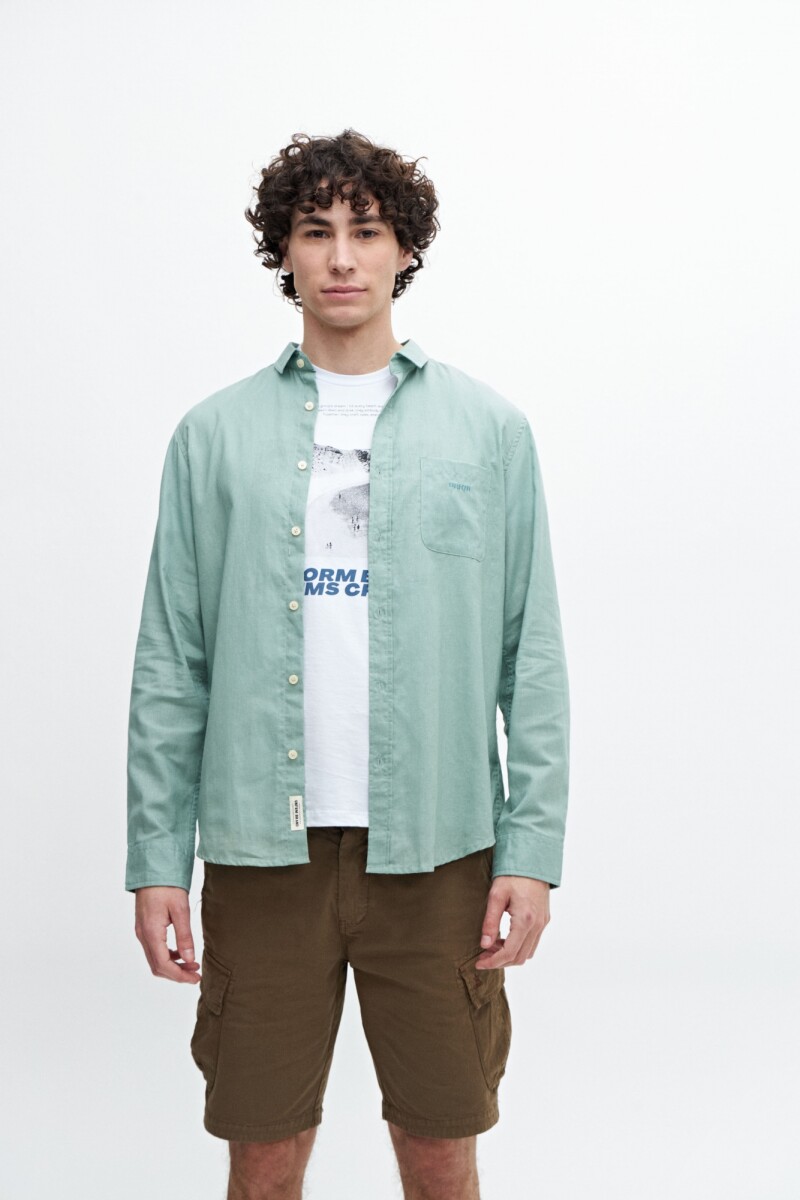 Camisa Paolo - Aqua 