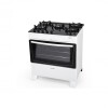 Cocina A Gas James 5 Hornallas Blanca Con Mesada De Vidrio Negra C 695 V Cocina A Gas James 5 Hornallas Blanca Con Mesada De Vidrio Negra C 695 V