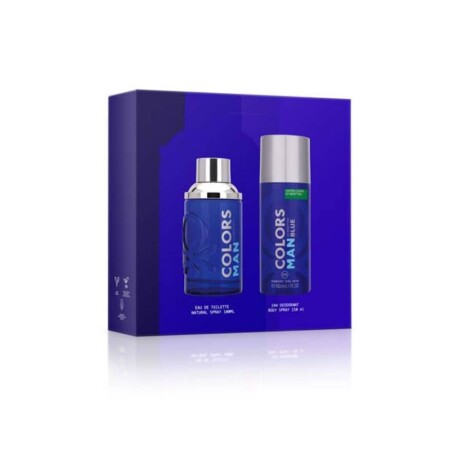 Cofre Benetton Perfume Colors Man Blue Edt100ml +Desodorante 15ml Cofre Benetton Perfume Colors Man Blue Edt100ml +Desodorante 15ml