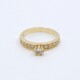 Anillo En Oro 18K Amarillo Con Brillantes Anillo En Oro 18K Amarillo Con Brillantes