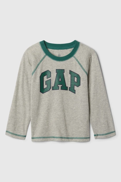 Remera Logo Gap Toddler Niño Light Heather Grey B08