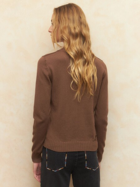 POLERA ALLIE VENETIAN CHOCOLATE
