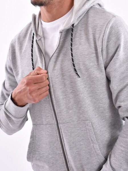 CANGURO REGULAR GRIS MELANGE M