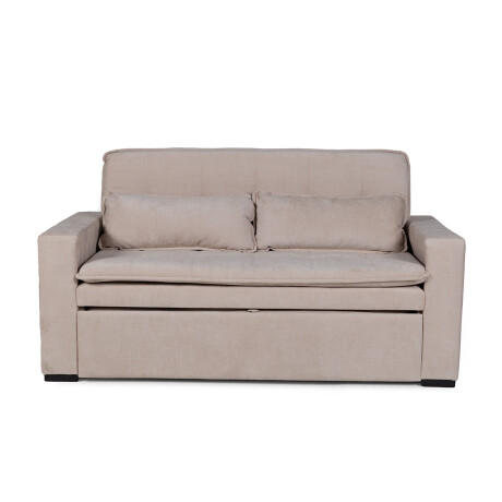 Sofá Cama Londres - Tela Microfibra 3012 (Beige)