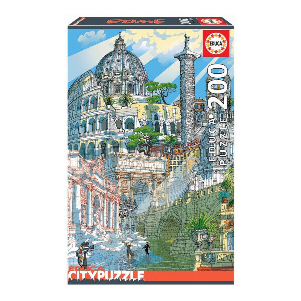 Rompecabeza Puzzle Citypuzzle Educa Ciudad Roma 200 Piezas Rompecabeza Puzzle Citypuzzle Educa Ciudad Roma 200 Piezas