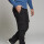 Pantalon cargo slim negro