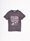 REMERA NAT GRIS OSCURO