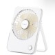 Ventilador plegable inalámbrico blanco