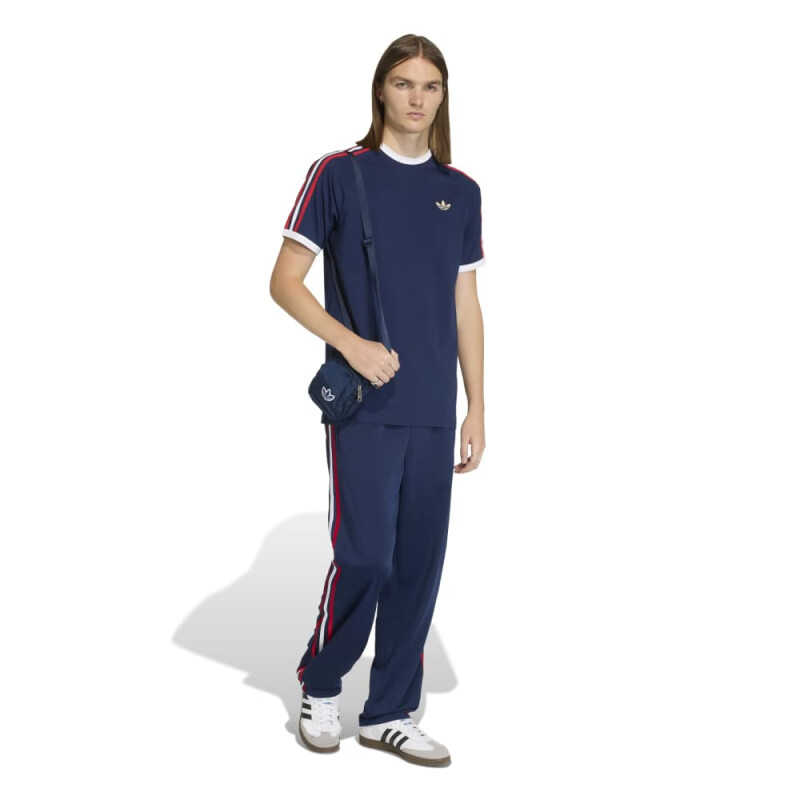 Remera ADIDAS 3S TEE Hombre KC8636 Indigo-rojo