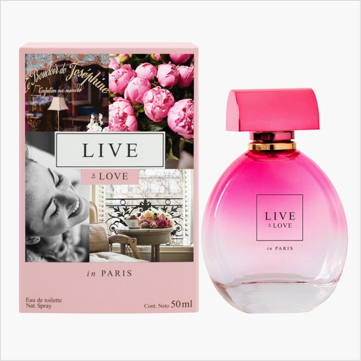 Perfume Live In Paris Edt 50 ml 