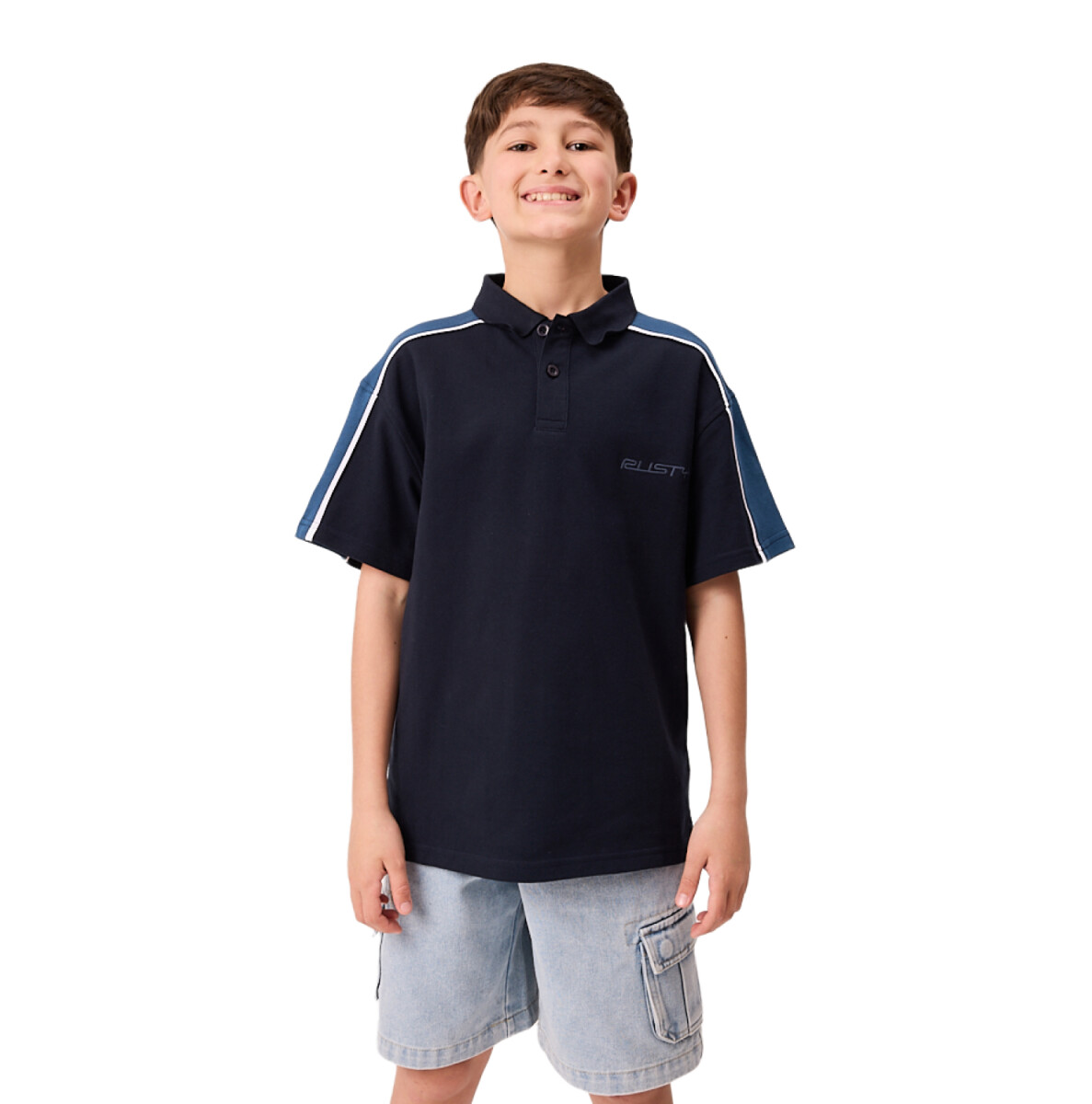 Remera Rusty de niño Punta - Azul 