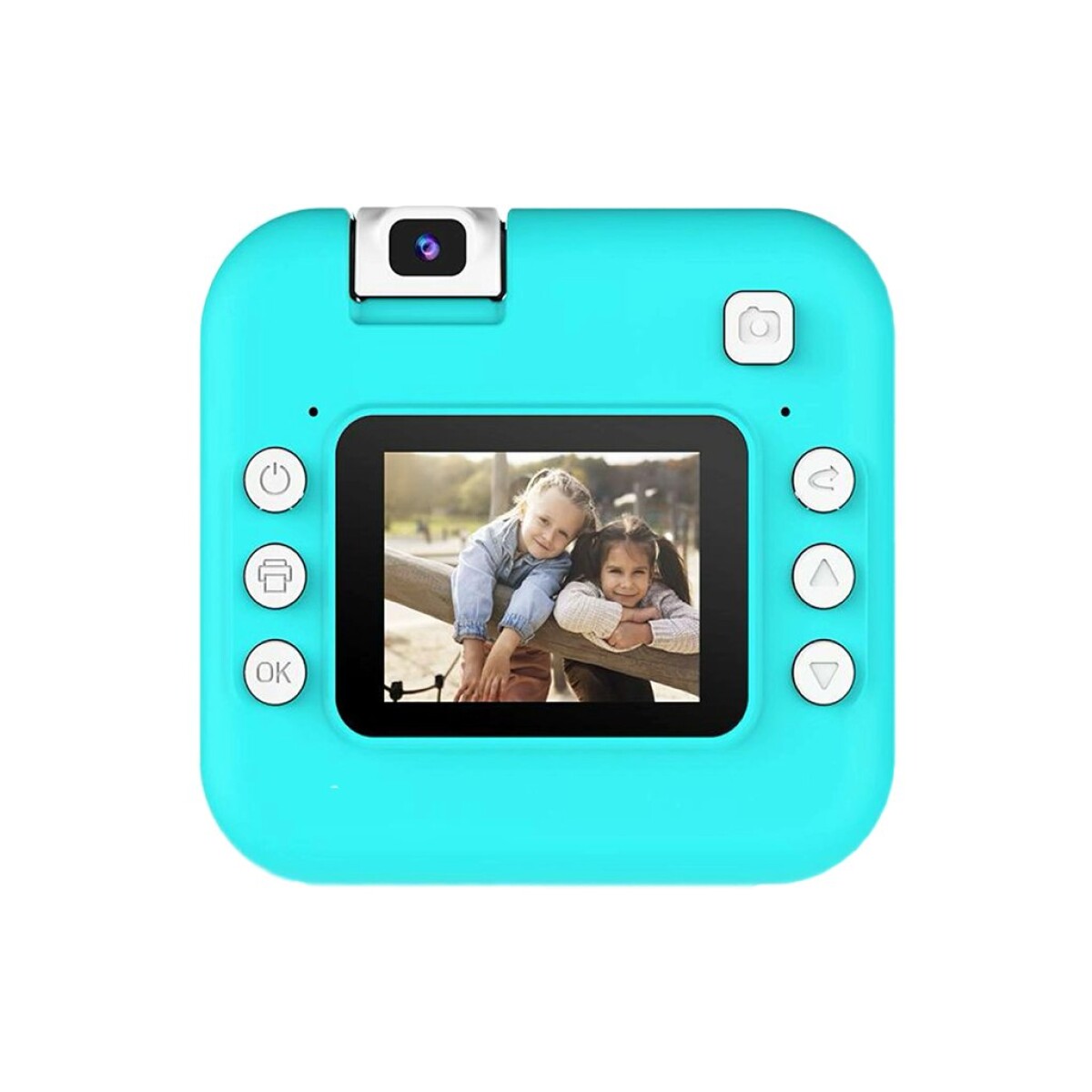 Camara Fotos Infantil Impresion Instantanea Digital Doble Ax - Variante Color Verde 