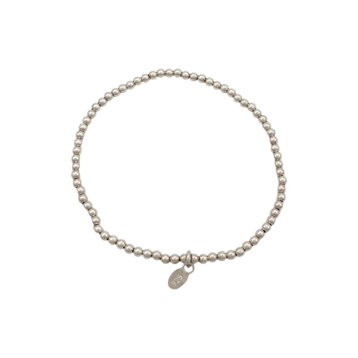 Pulsera Elástica Bolitas-Plata 925-Sin piedra-PU3756 - sinpiedra 