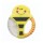 Mordillo Mordedor Sonajero Refrigerable p/Bebé Bicho Evenflo Amarillo