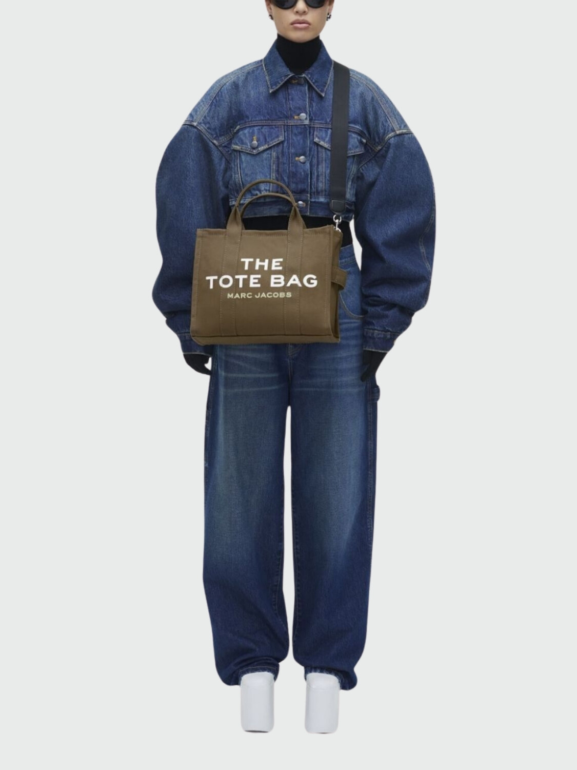 Marc jacobs - Bolso de lona, The Medium Tote Verde