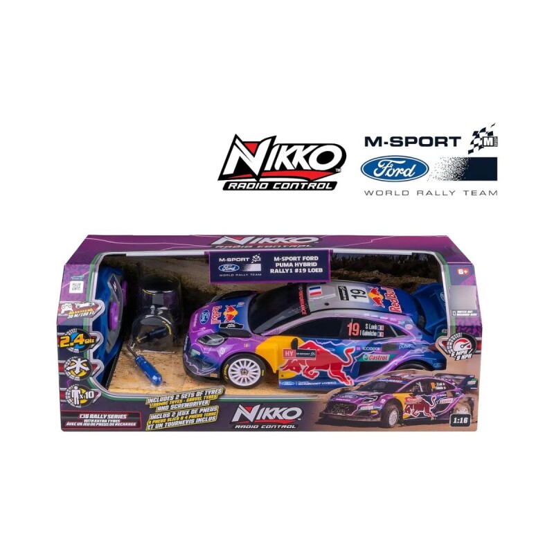 Auto de carreras Nikko a control remoto c/neumático extra Auto de carreras Nikko a control remoto c/neumático extra