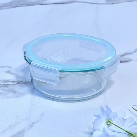 Tupper Hermético Vidrio C/Tapa 500ML Ø 14cm x Alto 7cm Tupper Hermético Vidrio C/Tapa 500ML Ø 14cm x Alto 7cm