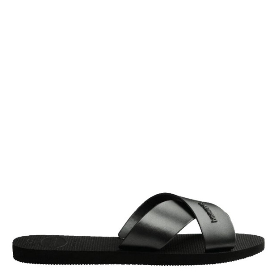 Sandalia de Mujer Havaianas Aqua Metallic Negro