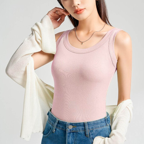 Set X4 Musculosas Dama Modal Lisas Calidad! Vst015013-s