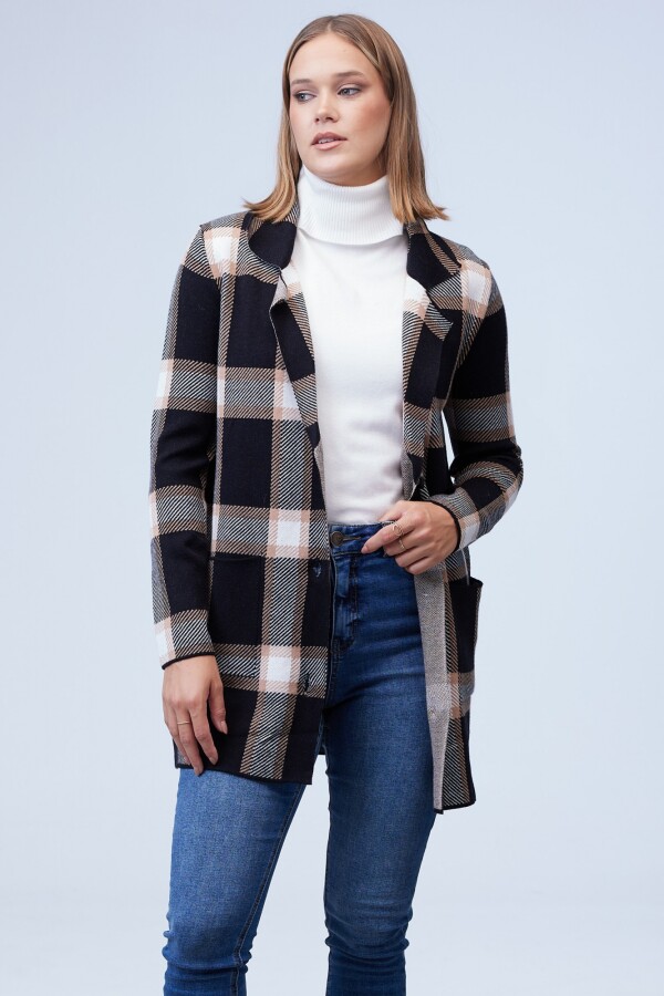 Cardigan Cuadrille NEGRO/MULTI