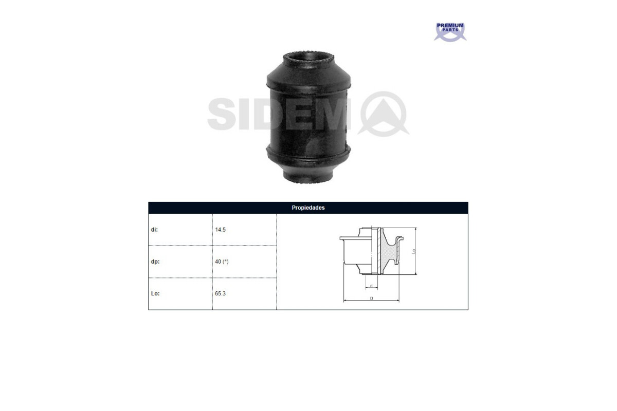 Buje Mitsubishi L200 96-06 Der/Izq Buje Mitsubishi L200 96-06 Der/Izq