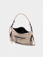 Bolso De Hombro De Efecto Envejecido crudo
