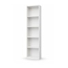 BIBLIOTECA 5 ESTANTES BLANCO