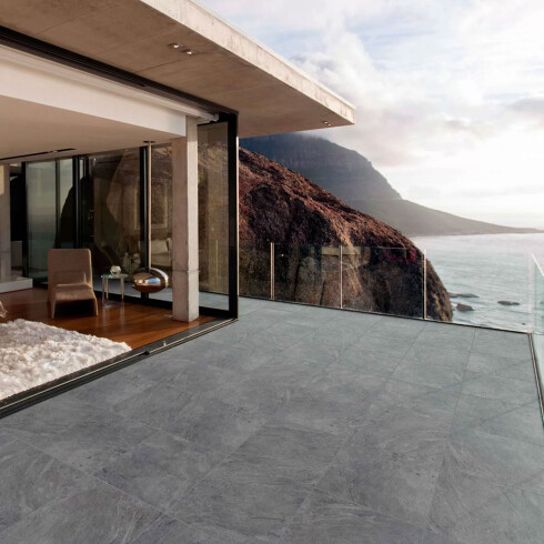 CERAMICA Gray Antideslizante 68X68 PISOS Exterior 000