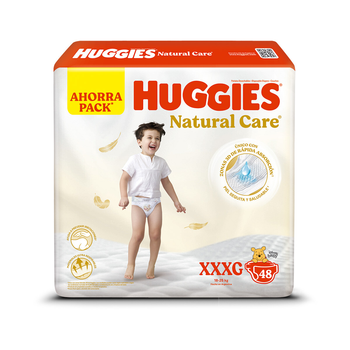 HUGGIES SUPREME XXXG AHORRP PAQ. X 48 UN 