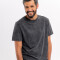 T-shirt m/c estoneada negro
