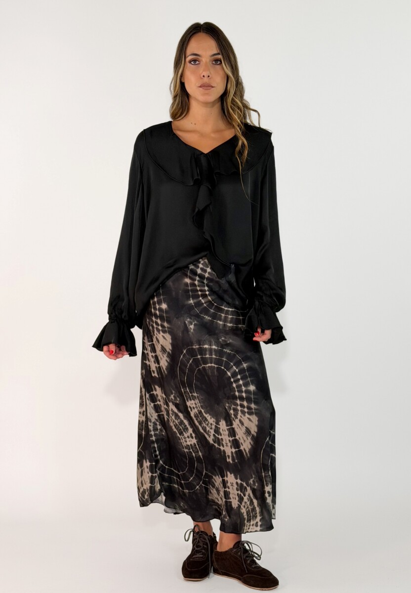 POLLERA CALISTA - NEGRO 