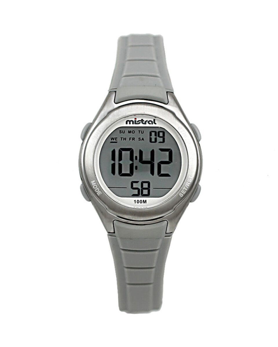 Reloj Mistral Deportivo Silicona Blanco. "Producto sin caja" 