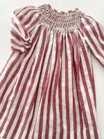 Vestido Smock Carmesí Vestido Smock Carmesí