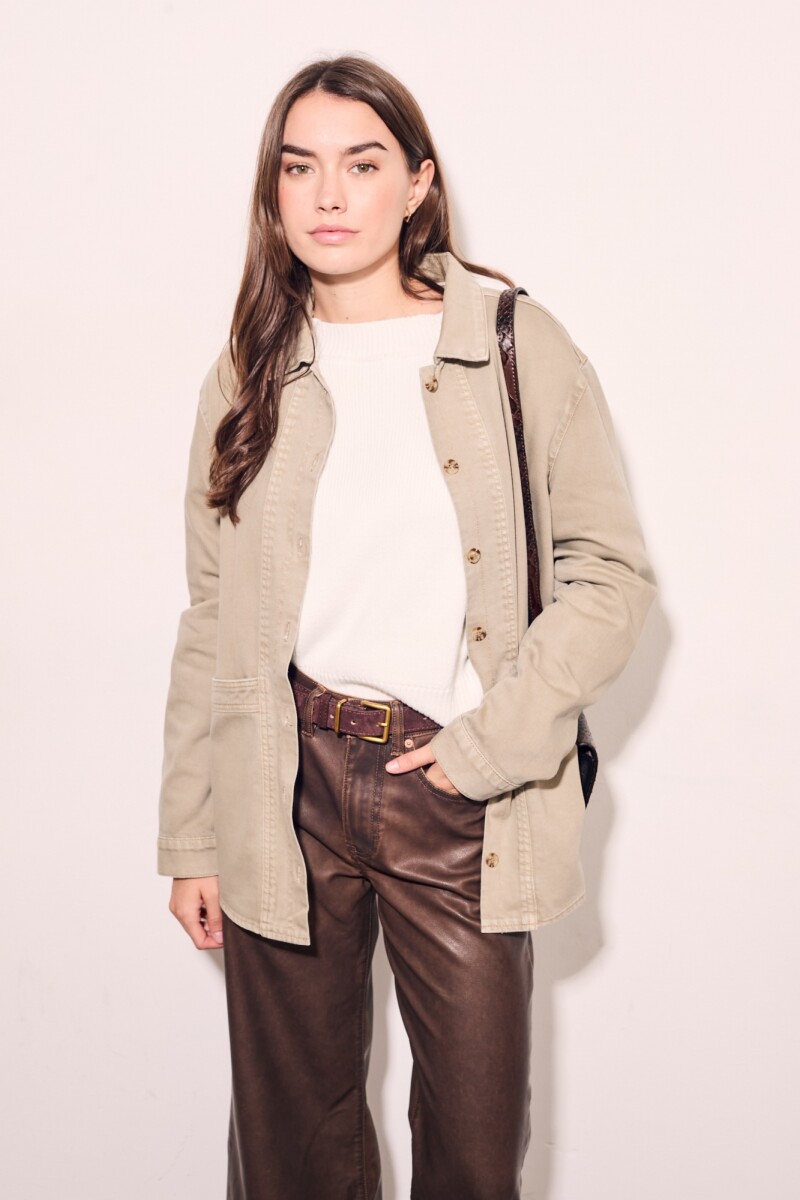 Sobrecamisa Lavada Safari