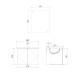 Mueble En Mdf Beige C/Bacha C/Espejo - 61X48X45 GAMAS DE BEIGE