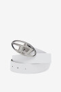 CINTURON OVAL D LOGO B-1DR Blanco