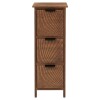 ESTANTE ORGANIZADOR C/3 CAJON MARRON Unica
