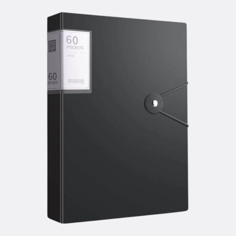 Carpeta Con 60 Folios Varios Colores Negro