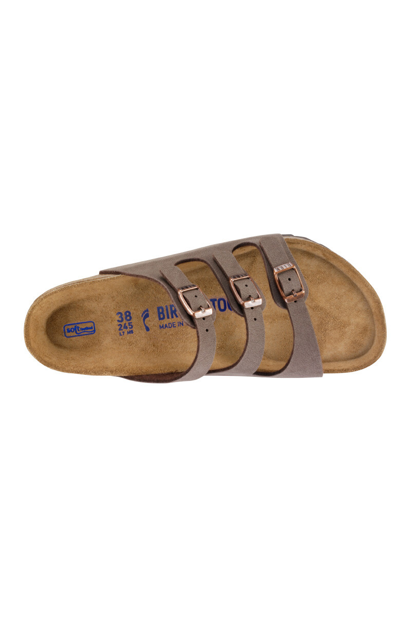Sandalia Florida Soft Footbed - Birkibuc - Regular Mocca