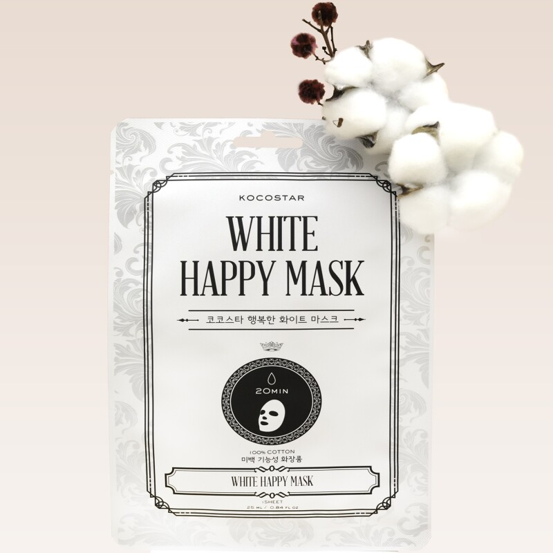 Mascarilla Facial White Happy Mask Hortensia Mascarilla Facial White Happy Mask Hortensia
